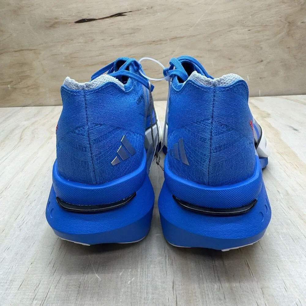 NEW Adidas Adizero Prime X3 Strung Blue Running Shoes Men Sz 9 Women 10 JQ0615